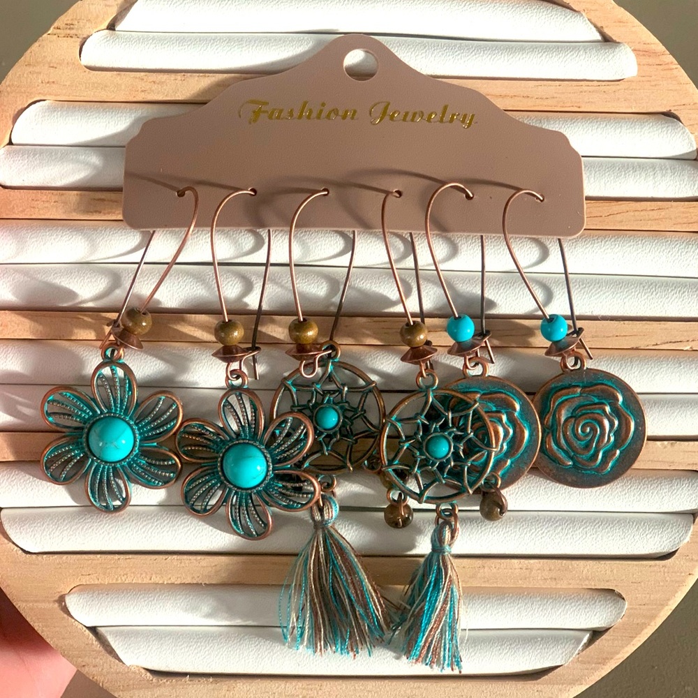 Boho earring set